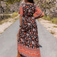 V-Neck Slit Maxi Dress