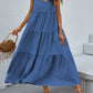 Tiered V-Neck Sleeve Dress