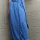 Ninexis Know Your Worth Criss Cross Halter Neck Maxi Dress