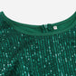 Tassel Sequin Short Sleeve Dress
