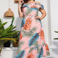 Full Size Layered Off-Shoulder Maxi Dress