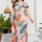 Full Size Layered Off-Shoulder Maxi Dress